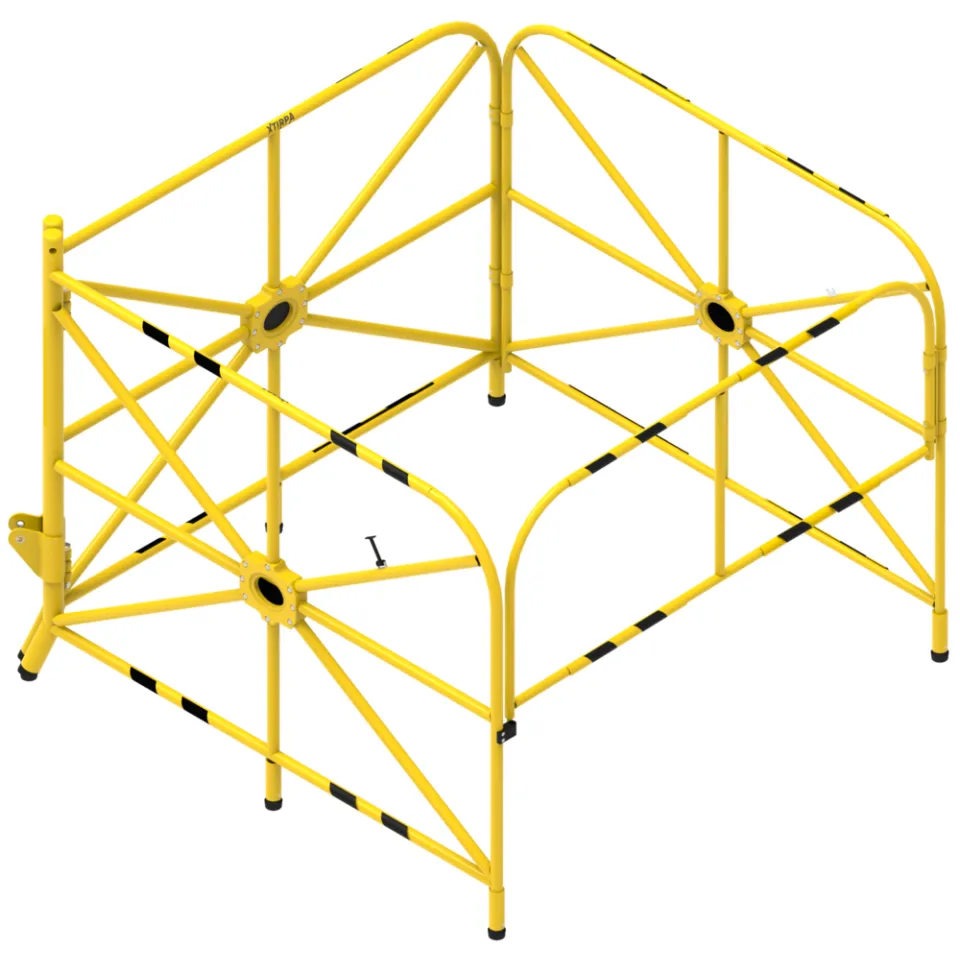 Main picture Large barricade with integrated mast