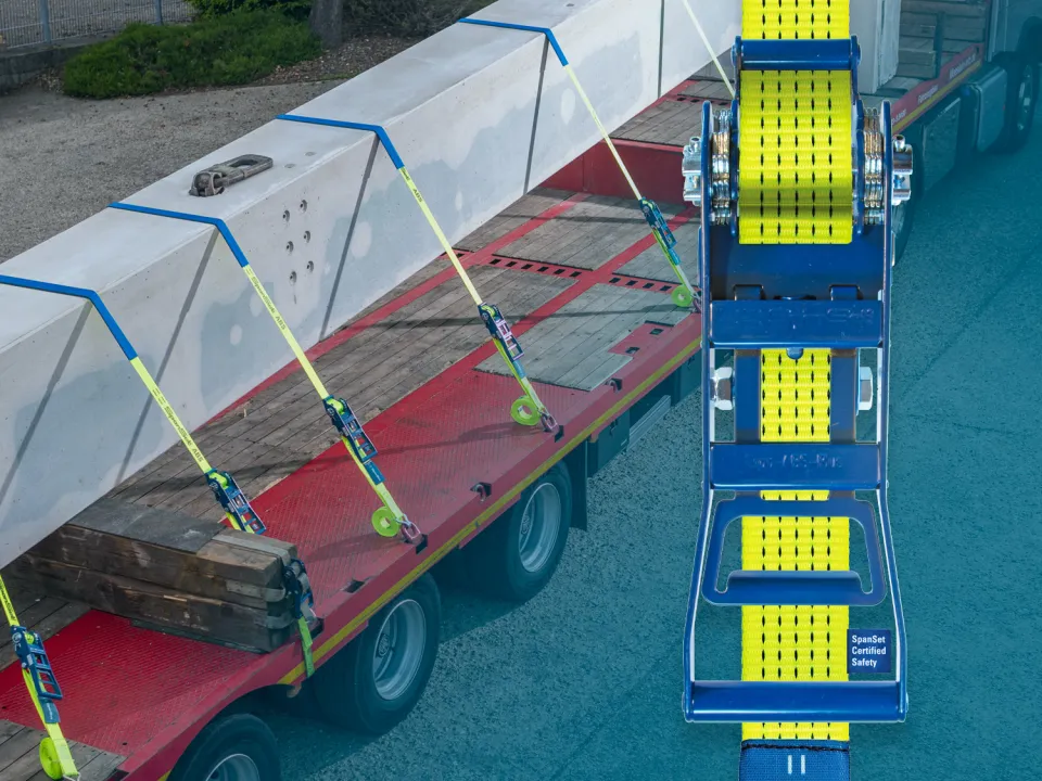 Securing heavy loads using Frictional Lashing (Indirect Restraint)