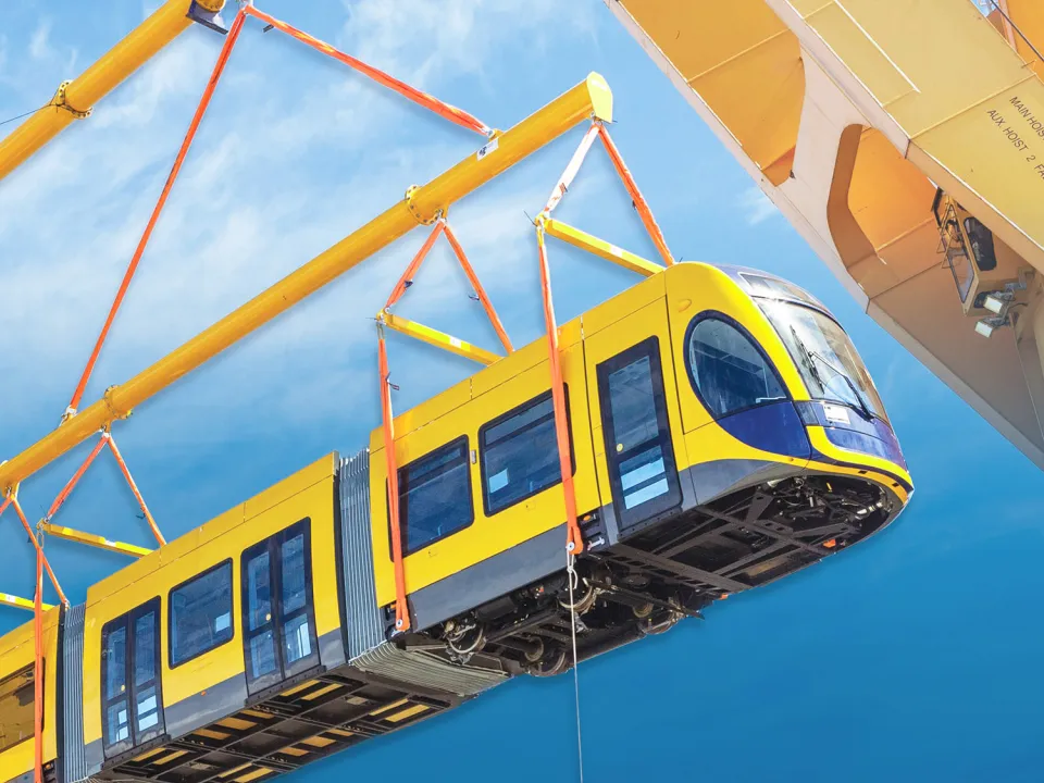Maintenance depot and handling of Railway elements