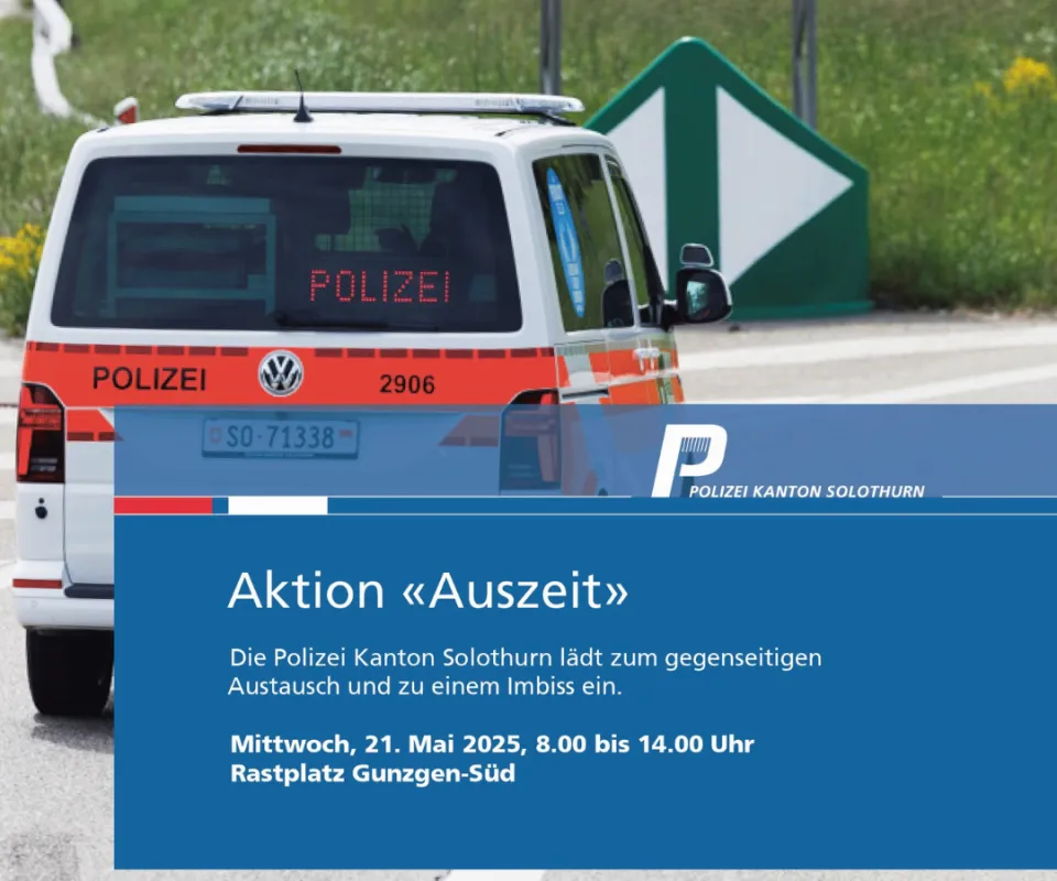 Aktion Auszeit SpanSet und Polizei Solothurn