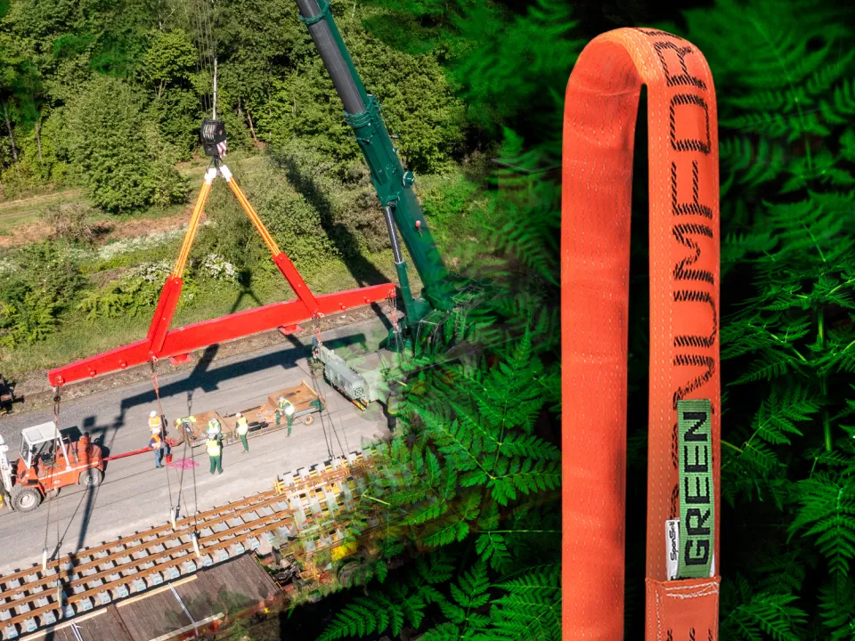 Strong, Safe and sustainable Heavy-duty Round Sling  from 10t to 100t