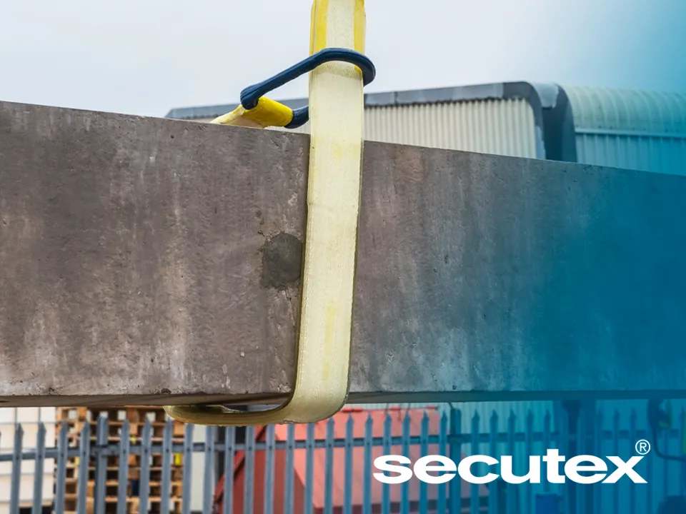 Élingue plate de levage Secutex avec revêtement