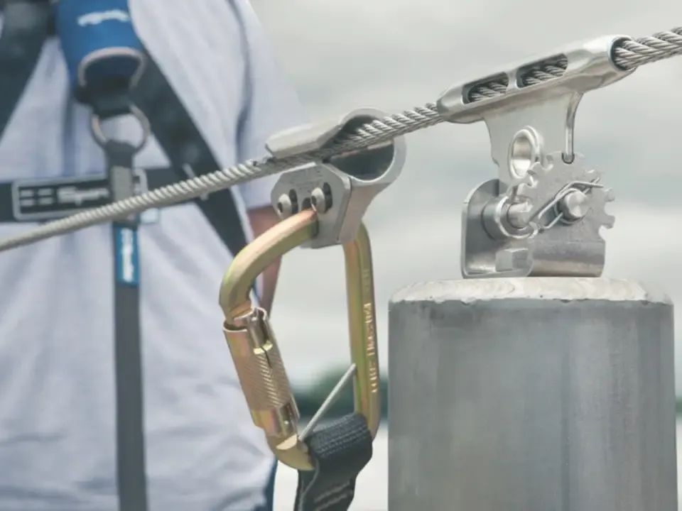 Permanent Lifeline Installation for Workplace Safety