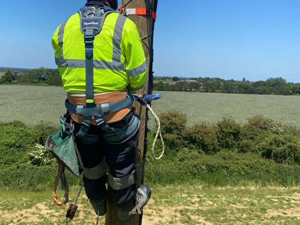 Gotcha Pole Top Rescue Training