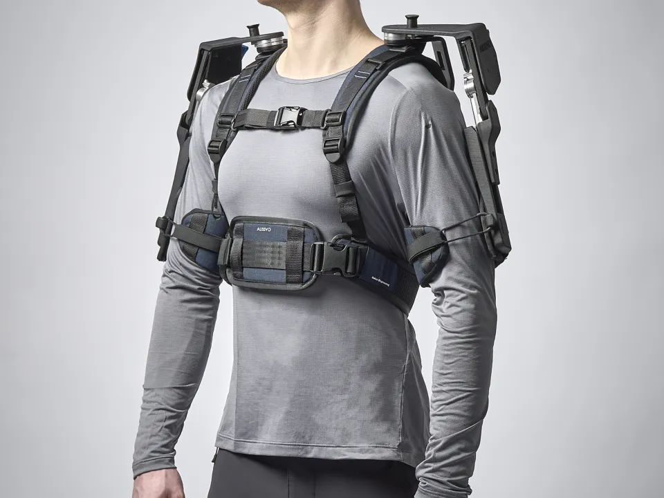 DeltaSuit exoskelet – dynamische schouder‑ & overhead‑ondersteuning voor veeleisend werk